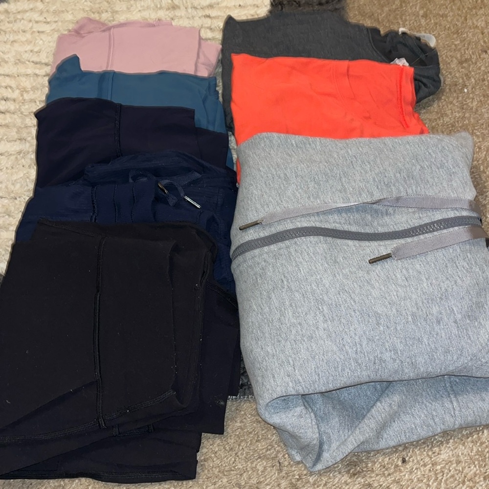 Lululemon LOT - 3 tops and 5 pants various styles!!!